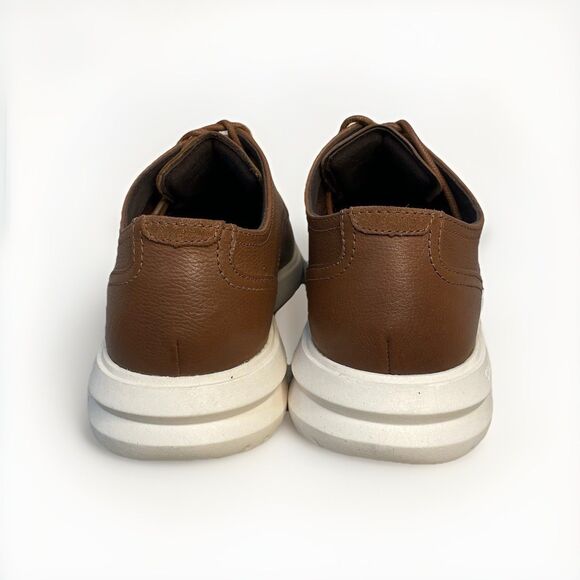 Cole Haan GRND+ Plain Toe OX Shoes Men’s 9 British Tan Leather Dress C36935 New main image 5